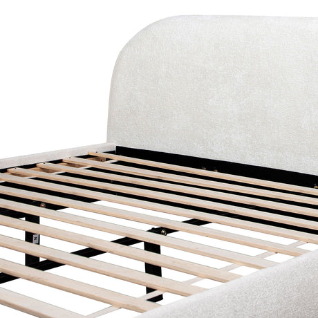 Archie Puffy Grounded - Upholstered Platform Bed - view 6