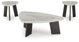 Lilyberg - Occasional Table Set (Set of 3) - Gray / Black