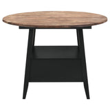 Gibson Round 50-inch Counter Height Dining Table Yukon Oak