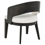 Leandro - 5 Piece Rectangular Dining Table Set - Cream / Burnished Black
