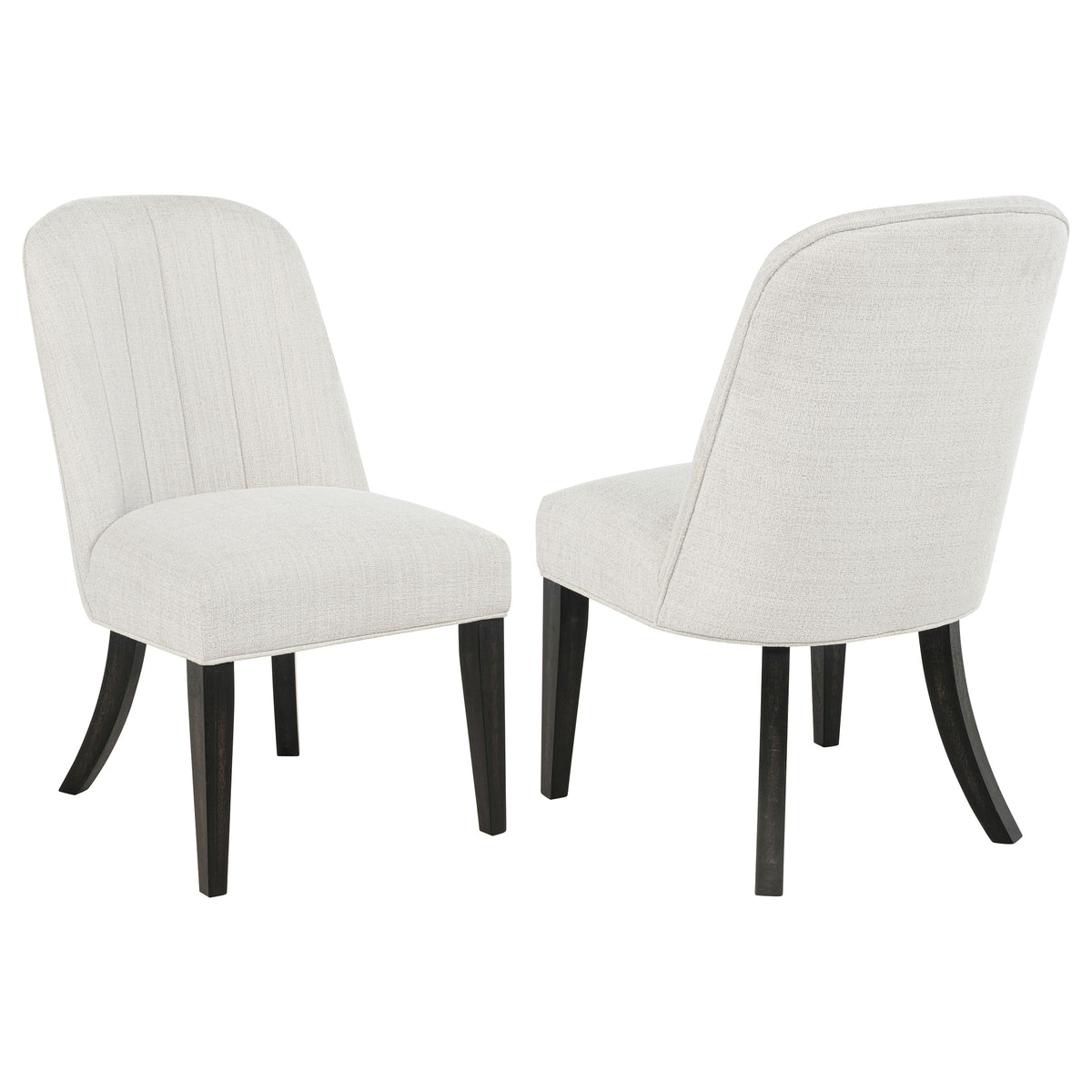 Leandro - Upholstered Dining Side Chair (Set of 2) - Cream