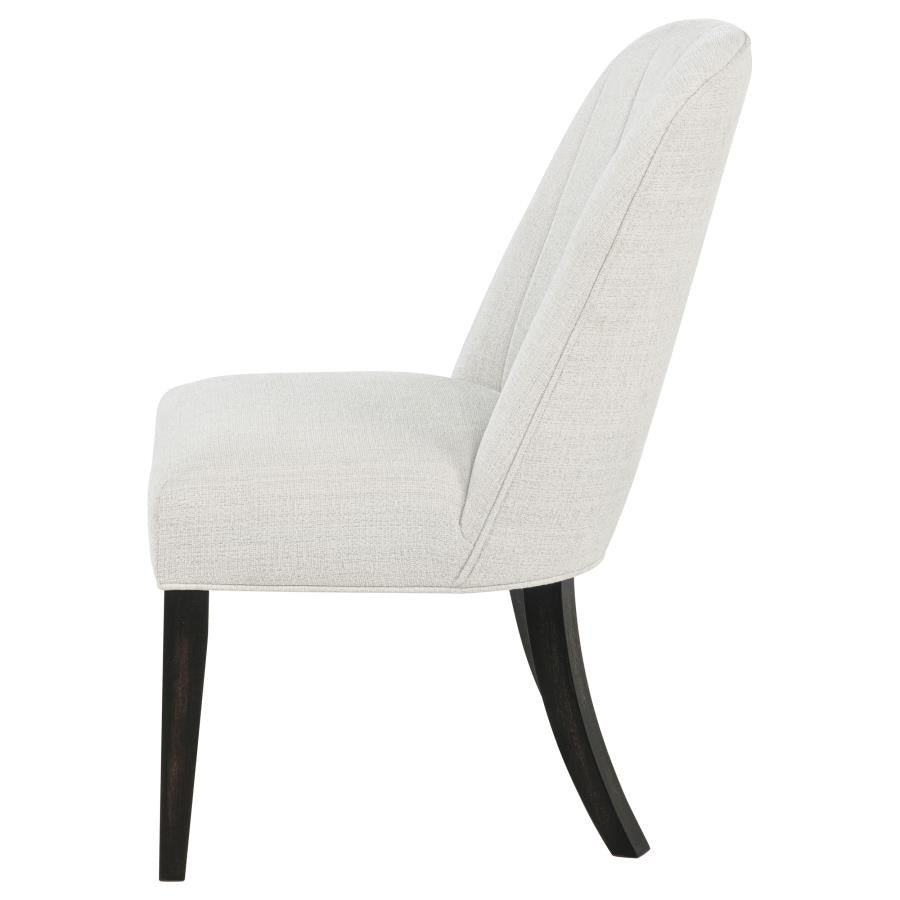 Leandro - Upholstered Dining Side Chair (Set of 2) - Cream