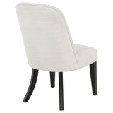 Leandro - Upholstered Dining Side Chair (Set of 2) - Cream