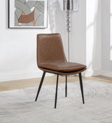 Ortega - Upholstered Dining Side Chair (Set of 2) - Coffee