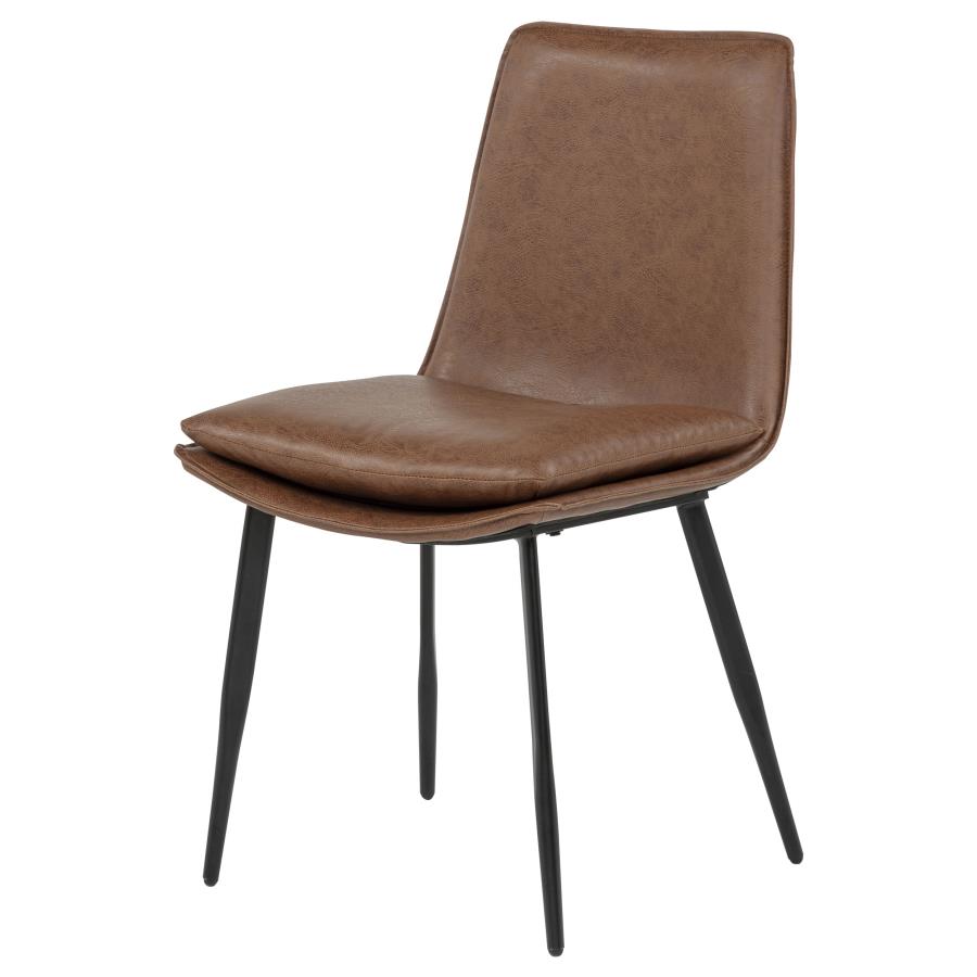Ortega - Upholstered Dining Side Chair (Set of 2) - Coffee