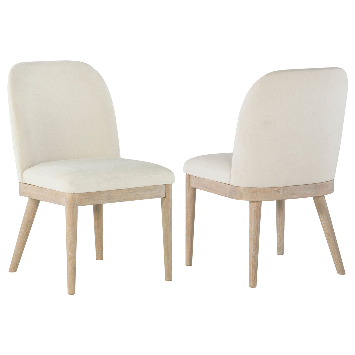 Solano - Upholstered Dining Side Chair (Set of 2) - Beige
