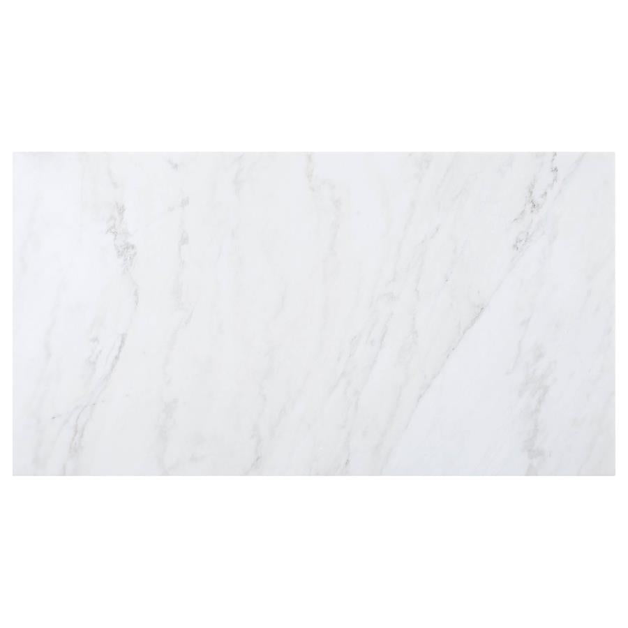 Sherry - Rectangular Marble Top Dining Table Set