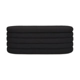 Fuji - Upholstered Oval Storage Bench by Jennifer Taylor Home | Bel Furniture