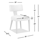 Louise - Split Back Upholstered Dining Side Chair (Set of 2) - Travertine Beige by Jennifer Taylor Home | Bel Furniture