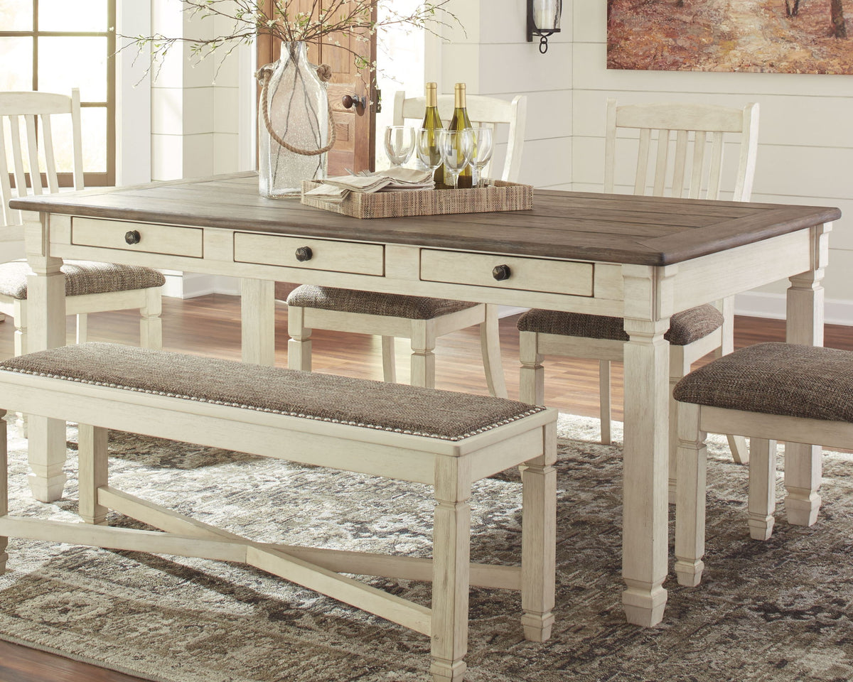 Bolanburg - Rectangular Dining Room Table - Beige - view 2