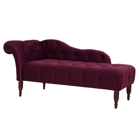 Samuel - Tufted Roll Arm Chaise Lounge - view 8