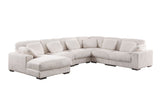 Nadine - Corduroy Modular Corner Sectional Sofa With Left Facing Chaise by Lilola Home | Bel Furniture