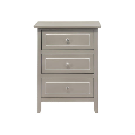 Dove Tailed Drawers 3 Drawer Nightstand