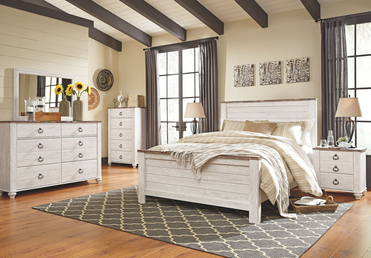 Willowton - Panel Bed by Signature Design by Ashley® | Bel Furniture