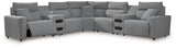 ModMax II - Salt And Pepper - Reclining Sectional