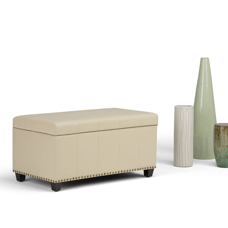 Amelia - Transitional Storage Ottoman Bench - view 7