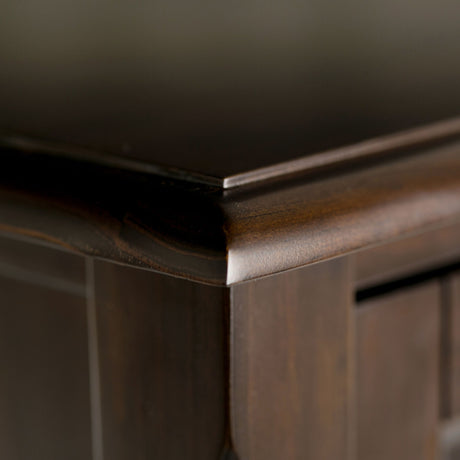 Burlington - Handcrafted Tall TV Media Stand by Simpli-Home | Bel Furniture