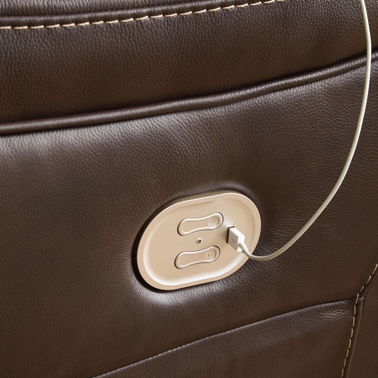 Dunleith - Chocolate - Zero Wall Recliner w/PWR HDRST by Signature Design by Ashley® | Bel Furniture