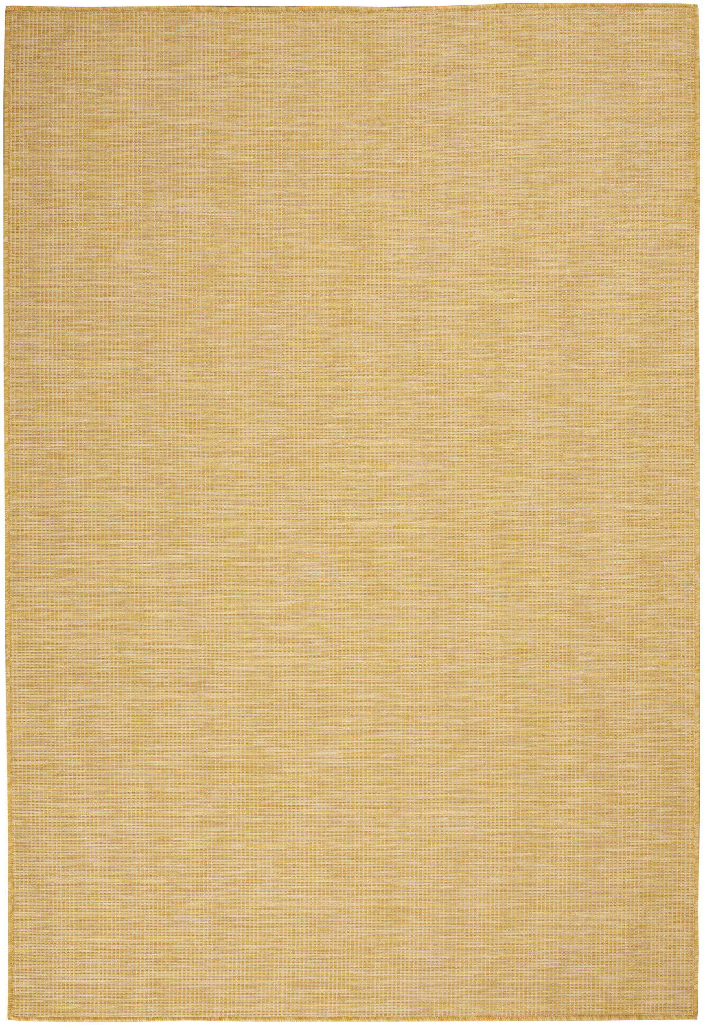 4' X 6' Power Loom Area Rug - Yellow