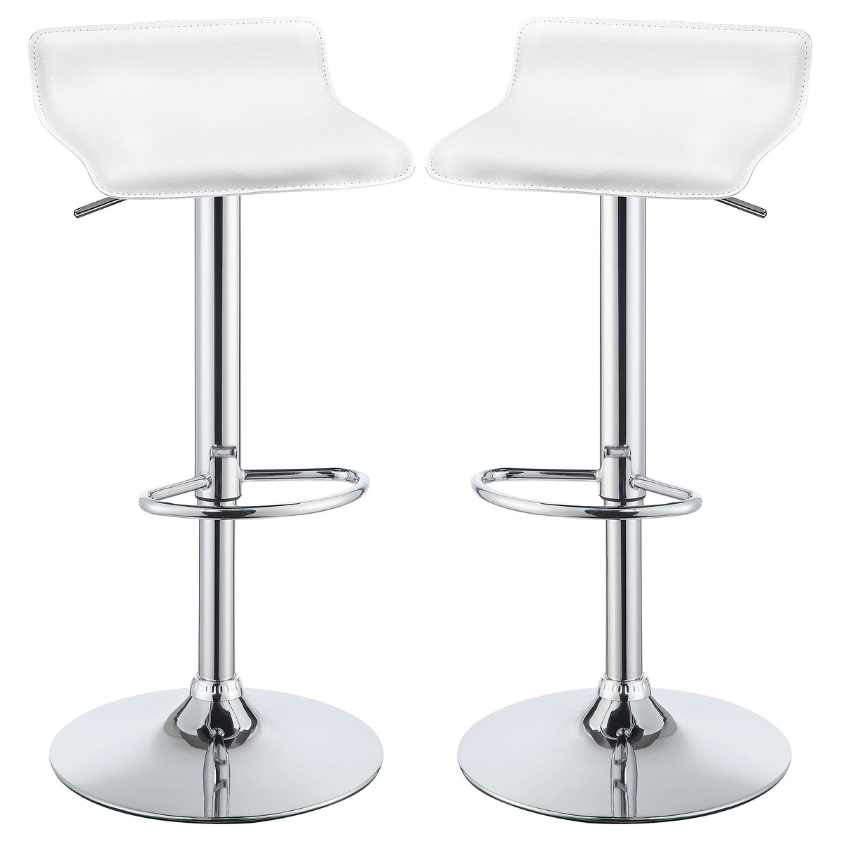 Bidwell Upholstered Adjustable Bar Stool (Set of 2)