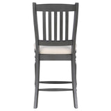 Wiley 5-piece Square Counter Height Dining Set Grey