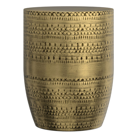 Johnsen - Handcrafted Large Metal Accent Table - view 2