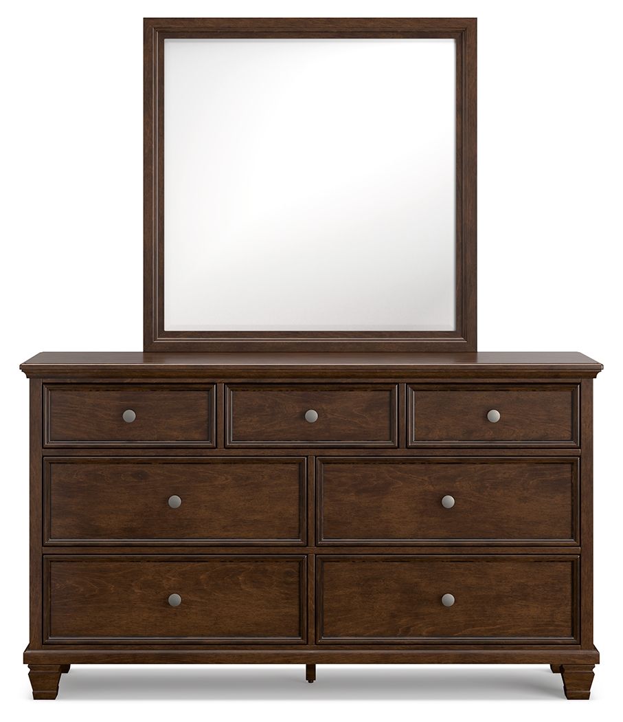 Danabrin - Brown - Dresser And Mirror by Signature Design by Ashley® | Bel Furniture
