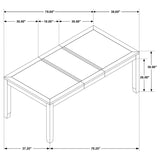 Elodie - Rectangular Extension Leaf Dining Set