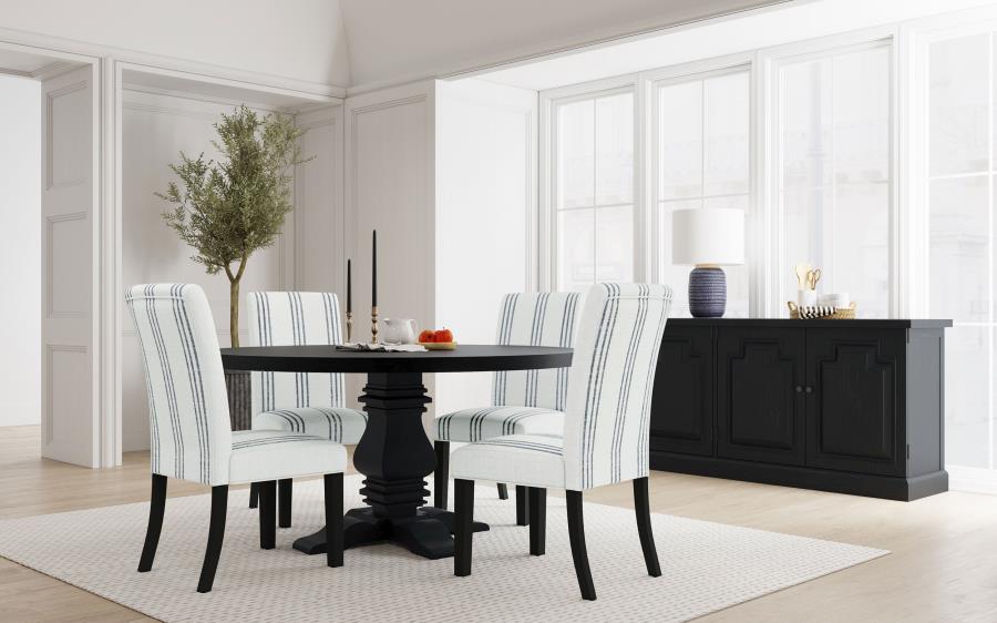 Herran - Upholstered Dining Side Chair (Set of 2) - Beige