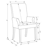 Herran - Upholstered Arm Chair - Beige