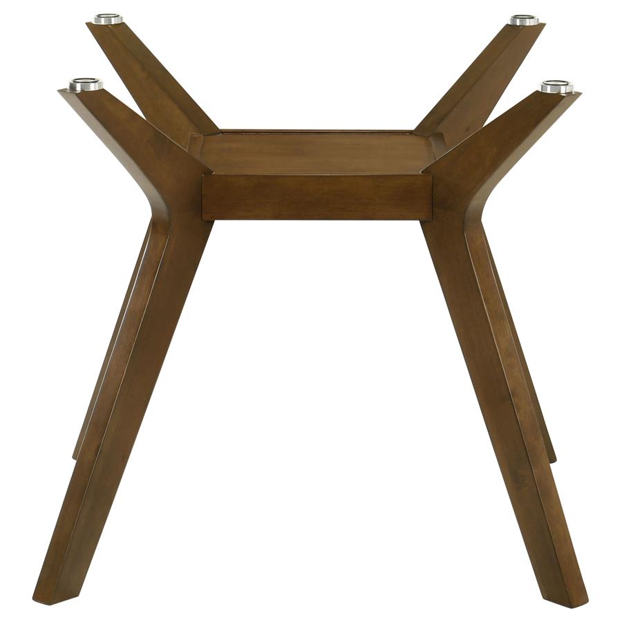 Paxton Square Wood Dining Table Base Brown