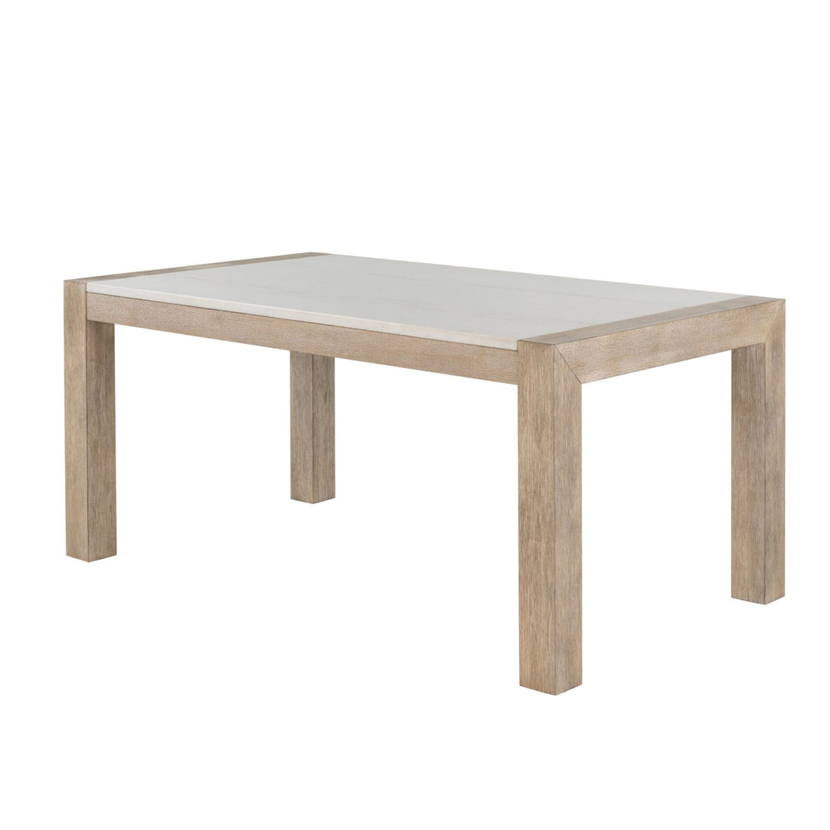 Vanilla - Real Marble Dining Table - Beige / Light Natural - view 2