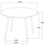 Andrews - Round Dining Table Set