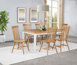 Andrews - 66" Rectangular Dining Table - Light Ash And White