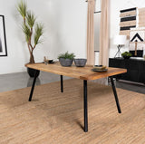 Maverick - Solid Wood Dining Table - Natural Mango