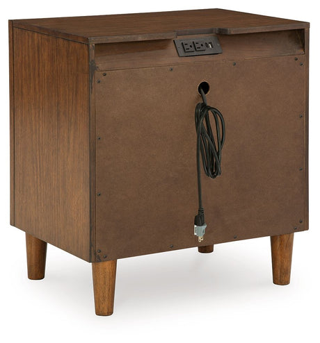 Lyncott - Brown - Two Drawer Night Stand by Signature Design by Ashley® | Bel Furniture