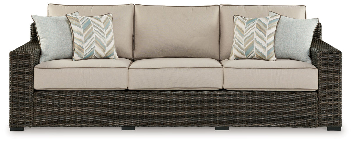 Coastline Bay - Brown - Sofa With Cushion by Signature Design by Ashley® | Bel Furniture