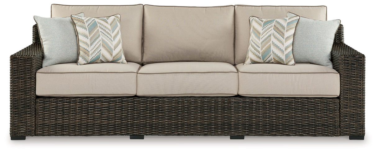Coastline Bay - Brown - Sofa With Cushion by Signature Design by Ashley® | Bel Furniture