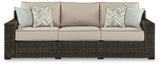Coastline Bay - Brown - Sofa With Cushion by Signature Design by Ashley® | Bel Furniture