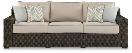 Coastline Bay - Brown - Sofa With Cushion by Signature Design by Ashley® | Bel Furniture