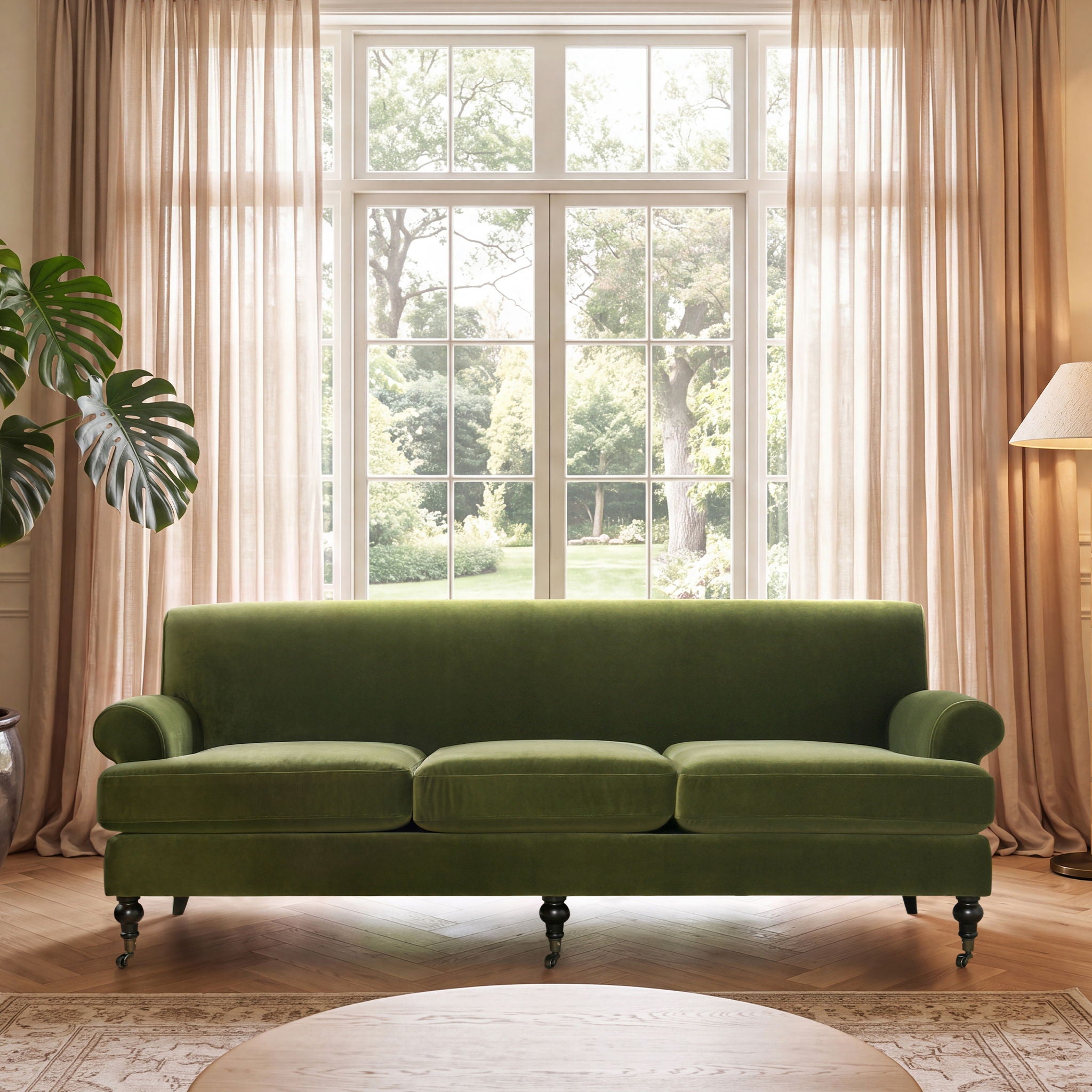 Alana Lawson - Three Cushion Tightback Sofa - Stationary