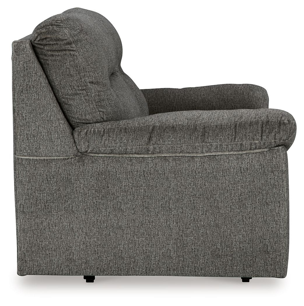Bindura - Mineral - Glider Loveseat by Signature Design by Ashley® | Bel Furniture