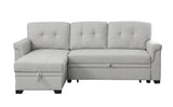 Lucca - Reversible Sleeper Sectional Sofa With Storage Chaise