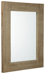 Waltleigh - Distressed Brown - Accent Mirror by Signature Design by Ashley® | Bel Furniture