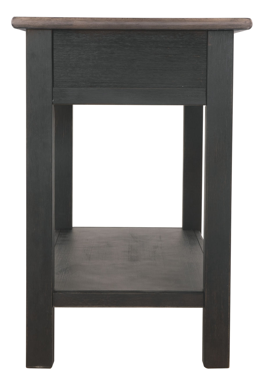 Tyler - Grayish Brown / Black - Sofa Table