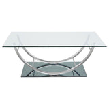 Danville - Glass Top Coffee Table Set by Coaster Fine Furniture | Bel Furniture
