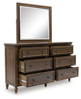 Sturlayne - Brown - Dresser And Mirror by Benchcraft® | Bel Furniture