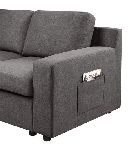 Waylon - Linen Sectional Sofa by Lilola Home | Bel Furniture