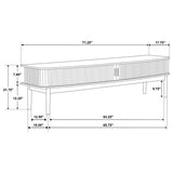 Croyden - 71" TV Stand Media Console - Weathered Natural