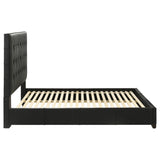 Medley - Genuine Leather Platform Bed